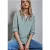 Street One Dames Lange zakelijke blouse in Groen