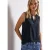 Street One Dames Tricot top met gespleten hals in Blauw