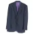 Ermenegildo Zegna blazer en broekset met enkele rij knopen in marineblauwe wol