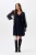 Noppies maternity zwangerschapsjurk Jaya van polyester donkerblauw