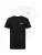 LEVI’S ® Shirt ‘Graphic Crewneck T-Shirt – 2 Pack’  rood / zwart / wit