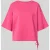 Christian Berg Woman oversized fit t-shirt van elastische materiaalmix