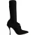 Dolce & Gabbana Zwarte Stiletto Hakken Halflange Laarsjes Schoenen