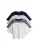 The Set Shirt  marine / donkerblauw / grijs gemêleerd / wit