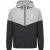 Malelions Sport Deuce Hooded Zip Jacket | Black/Light Grey