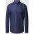 OLYMP 24/7 No. 6 Six super slim fit overhemd – twill – marine blauw – Strijkvriendelijk – Boord