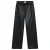 Indian Blue Jeans wide leg imitatieleren coated broek – zwart