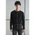 Slim Fit Knopkraag Lang Mouw T-Shirt