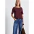 Street One Dames Shirt met boothals in Rood