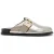 AllSaints Venus Shearling Mule Mirror Silver