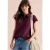 Cecil Dames Blouse met hangende schouder en structuur in Rood