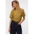 VERO MODA top ajour olijfgroen