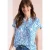 Cecil Dames Blouse met korte mouwen in seersucker kwaliteit in Wit