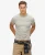 Superdry Mannen Essential T-shirt van Biologisch Katoen met Logo Donkergrijs