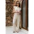 &Co Woman straight regular waist broek ecru