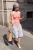 TRENDYOLMİLLA Dames Roze Grafisch Mouwloos Regular fit Blouses
