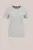 WE Fashion – Dames basic T-shirt van biologisch katoen – Regular fit – Lichtgrijs – Biologisch katoen –