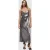 AllSaints Hadley Sequin Dress Gunmetal Grey