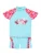 PLAYSHOES UV-bescherming ‘Flamingo’  turquoise / gemengde kleuren / pink