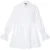 The Kooples Short Long-sleeved Dress With Placed English Embroidery Whit