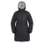 Mountain Warehouse Dames/Dames Florence gewatteerde jas met imitatiebontvoering (Zwart)