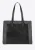 Wittchen Dames eco-leren shopper met bontafwerking, grijs