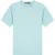 Malelions Men Split Slim T-Shirt | Dusty Turquoise/Taupe