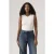 Levi’s Crystal Ruched Top White