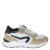 Hip leren sneakers wit/beige/zwart