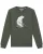 Watapparel Sweatshirt ‘Bär auf Bike’  lichtblauw / kaki / zwart / wit
