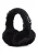 Dames Winter Superzachte Fluffy Zwarte Oorwarmers Warme en Gezellige Oorwarmers