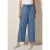 Cecil Dames Wide Legs broek van lyocell in Blauw