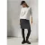 Cecil Dames Gemêleerd jogging shirt in Zwart
