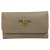 Prada sleutelhanger in beige saffiano leer