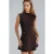 Mini-jurk met Staande Kraag en Pocketdetails