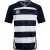 Canterbury Heren Evader Gestreepte Vapodri Shirt (Navy)