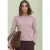 Vest met ronde hals en ruches