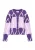 IZIA Gebreid vest  lila / donkerlila