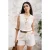 TRENDYOLMİLLA Dames Beige Effen Mouwloos Regular fit Blouses