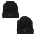 Heatkeeper thermo muts – set van 2 zwart