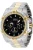 Invicta Bolt 69801 Herenhorloge – Quartz Uurwerk – Staal met Zwarte Wijzerplaat – 52 mm