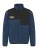 BLEND Fleece jas ‘Mas’  blauw / zwart / wit