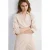 Mango blousejurk met krijtstreep beige
