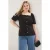 Trendyol Curve Dames Zwart Effen Kort Regular fit Grote maten Blouses