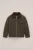 WE Fashion – Jongens coach jas met contrasterende kraag – Regular fit – Olijfgroen – Katoen –