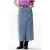 Catwalk Junkie Button Up Denim Skirt Starlight Blue