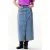 Catwalk Junkie Button Up Denim Skirt Starlight Blue
