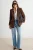 TRENDYOLMİLLA Dames Bruin Effen Lang, Getailleerd Blazers