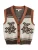 Next Gebreide bodywarmer  crème / chocoladebruin / cognac