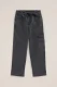 Blue Ridge – Jongens loose fit jeans met elastische tailleband en aantrekkoord – Loose fit – Donkergrijs – Katoen –